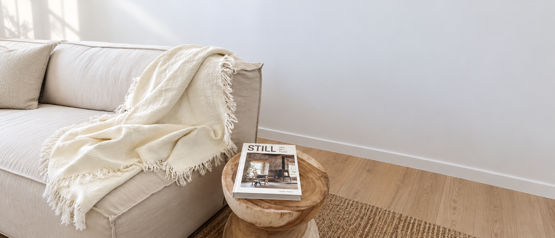 Warm interior details and natural textures