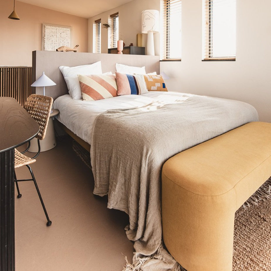 Bedspread - natural linen - Image 2